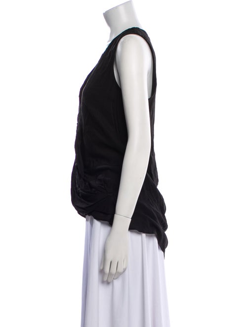 Helmut Lang V-Neck Sleeveless Top