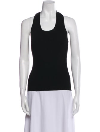 Helmut Lang Scoop Neck Sleeveless Top
