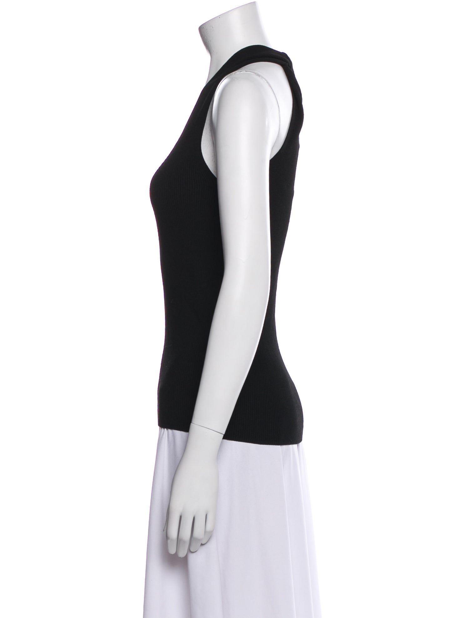 Helmut Lang Scoop Neck Sleeveless Top