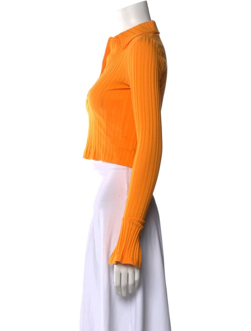 Helmut Lang Long Sleeve Crop Top