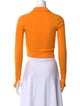 Helmut Lang Long Sleeve Crop Top
