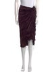 Helmut Lang Silk Knee-Length Skirt