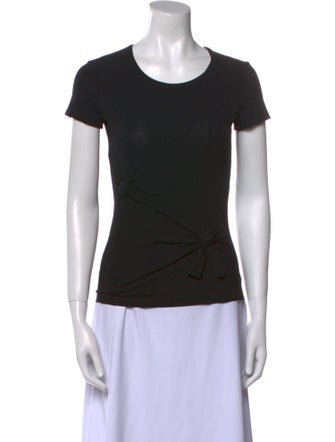 Helmut Lang Scoop Neck Short Sleeve T-Shirt