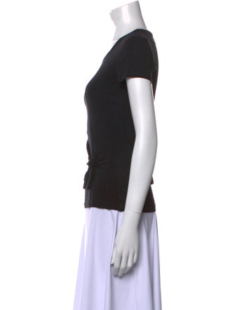 Helmut Lang Scoop Neck Short Sleeve T-Shirt