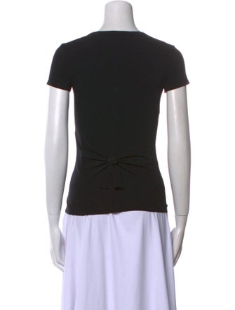 Helmut Lang Scoop Neck Short Sleeve T-Shirt