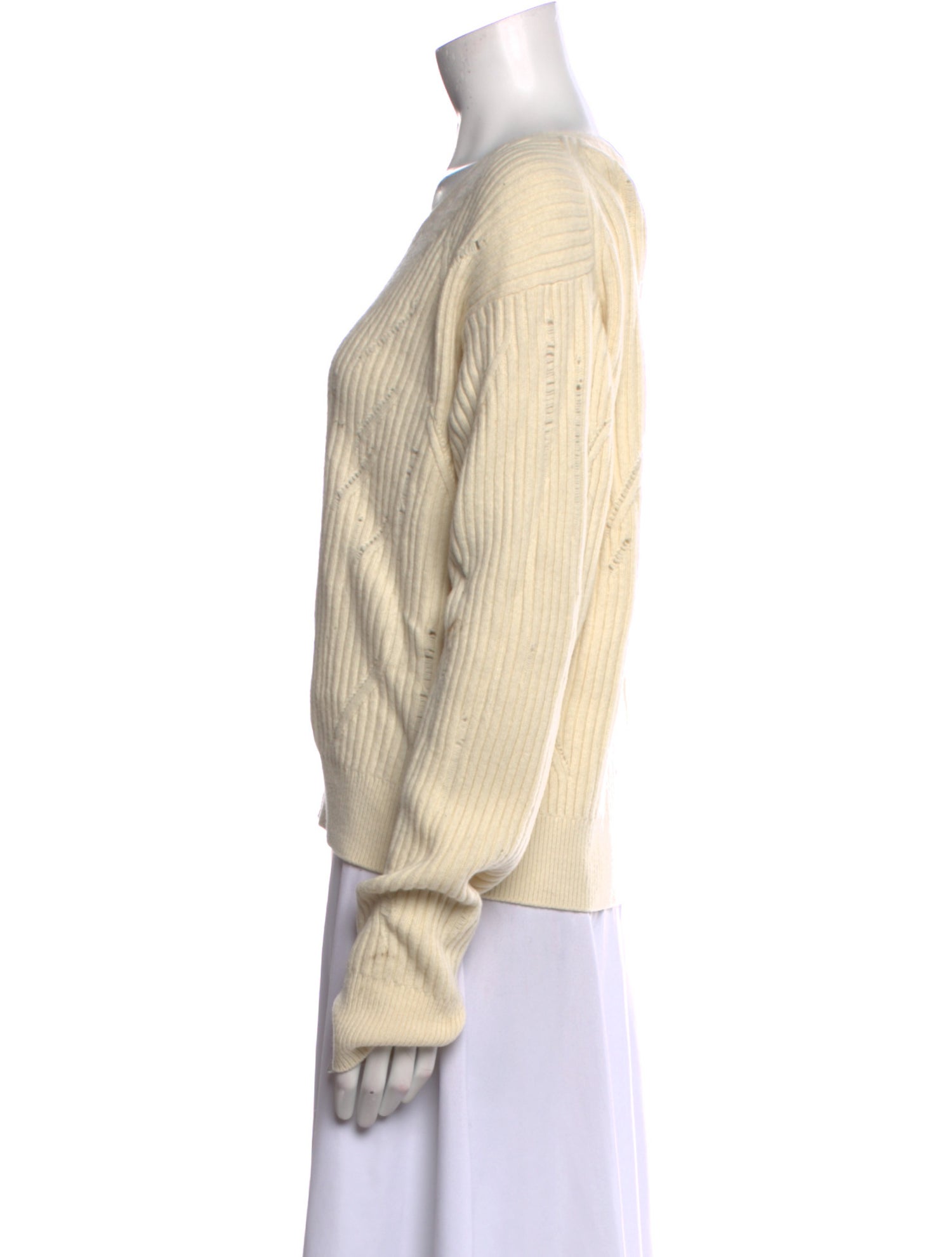 Helmut Lang Lambswool V-Neck Sweater