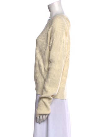 Helmut Lang Lambswool V-Neck Sweater
