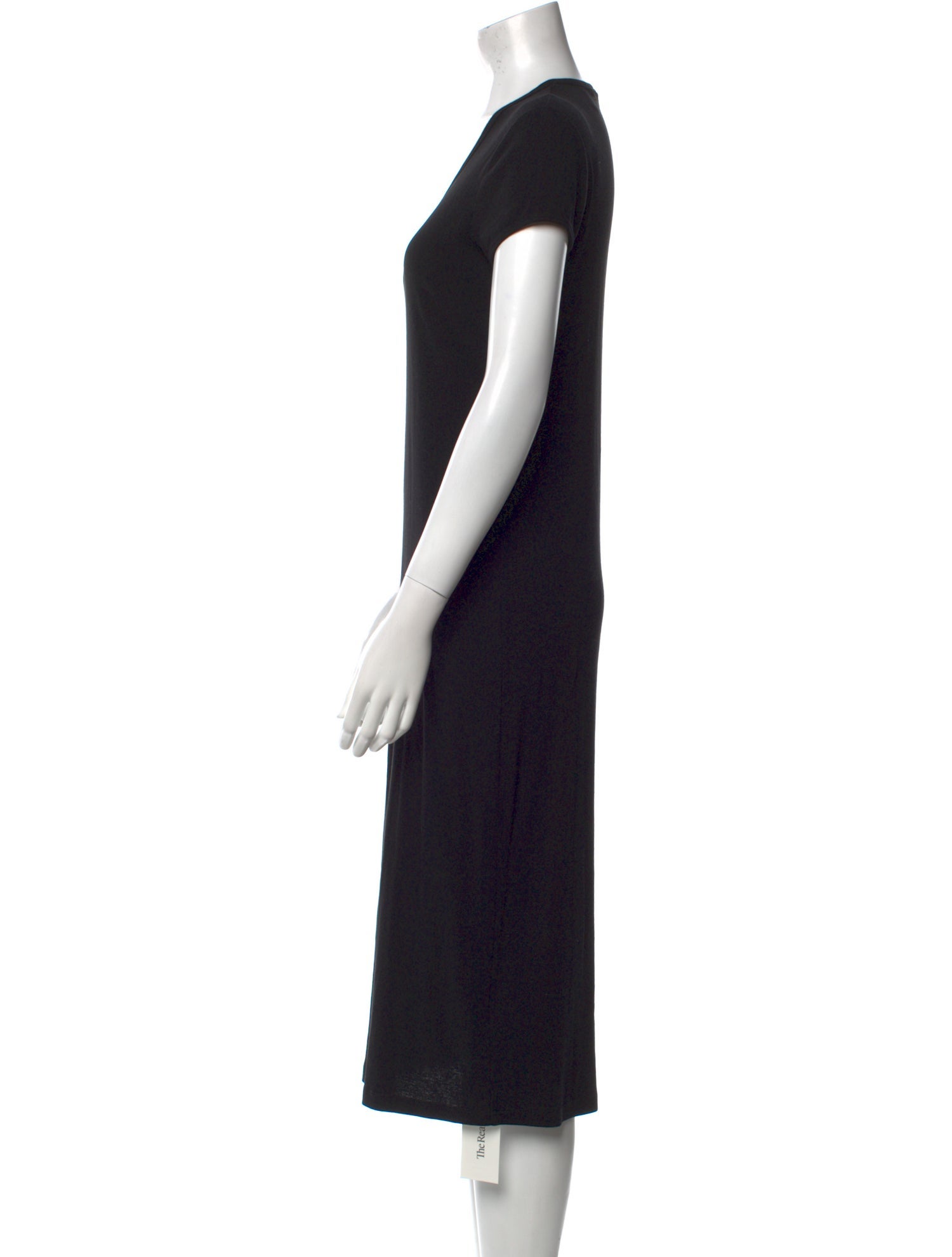 Helmut Lang Scoop Neck Midi Length Dress