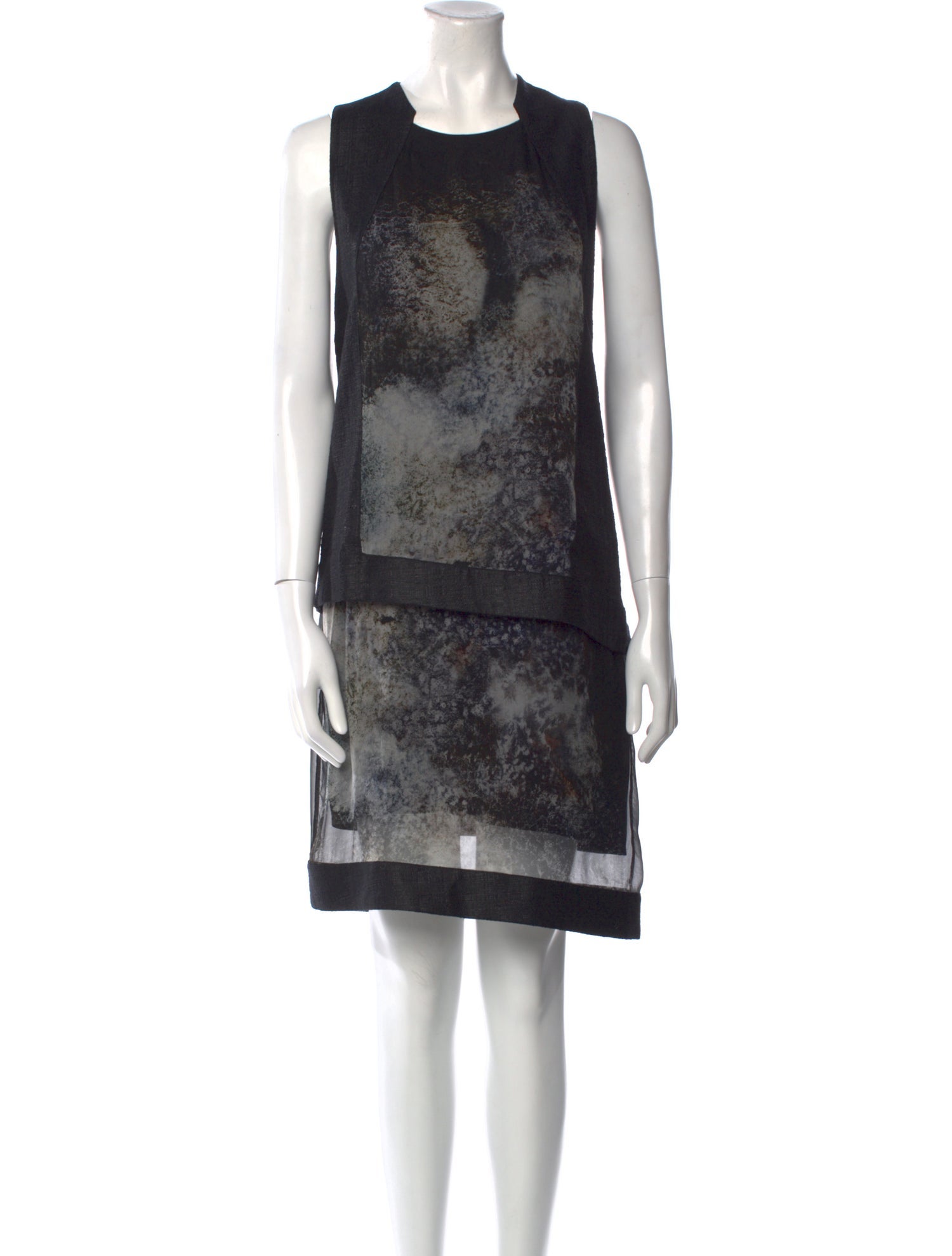 Helmut Lang Silk Knee-Length Dress