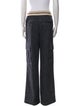 Helmut Lang Striped Wide Leg Pants