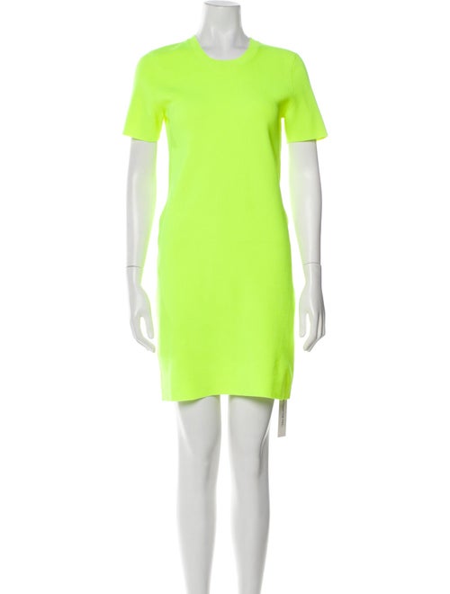 Helmut Lang Crew Neck Mini Dress