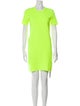 Helmut Lang Crew Neck Mini Dress