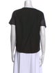 Helmut Lang Bateau Neckline Short Sleeve T-Shirt