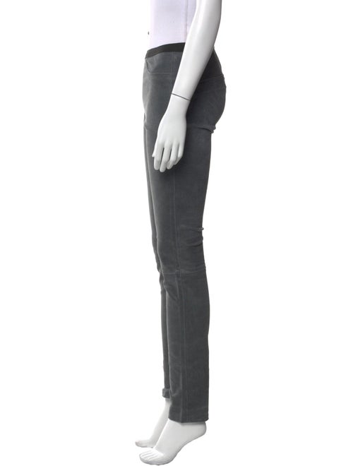 Helmut Lang Lamb Leather Skinny Leg Pants
