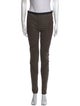 Helmut Lang Lamb Leather Skinny Leg Pants