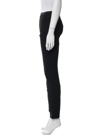 Helmut Lang Lamb Leather Skinny Leg Pants