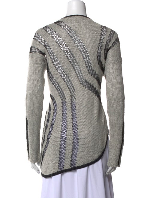 Helmut Lang Graphic Print Scoop Neck Sweater