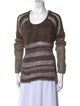 Helmut Lang Silk Striped Sweater