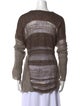 Helmut Lang Silk Striped Sweater