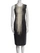 Helmut Lang Wool Midi Length Dress