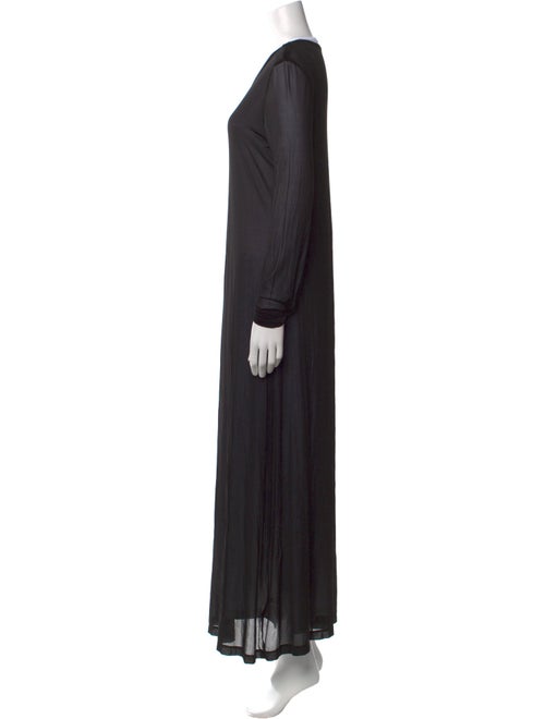 Helmut Lang Scoop Neck Long Dress