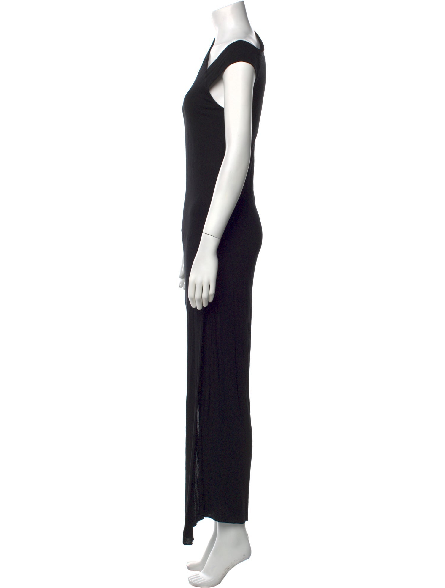 Helmut Lang Asymmetrical Long Dress