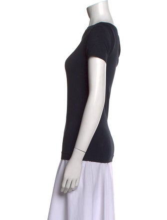Helmut Lang One-Shoulder Short Sleeve Top