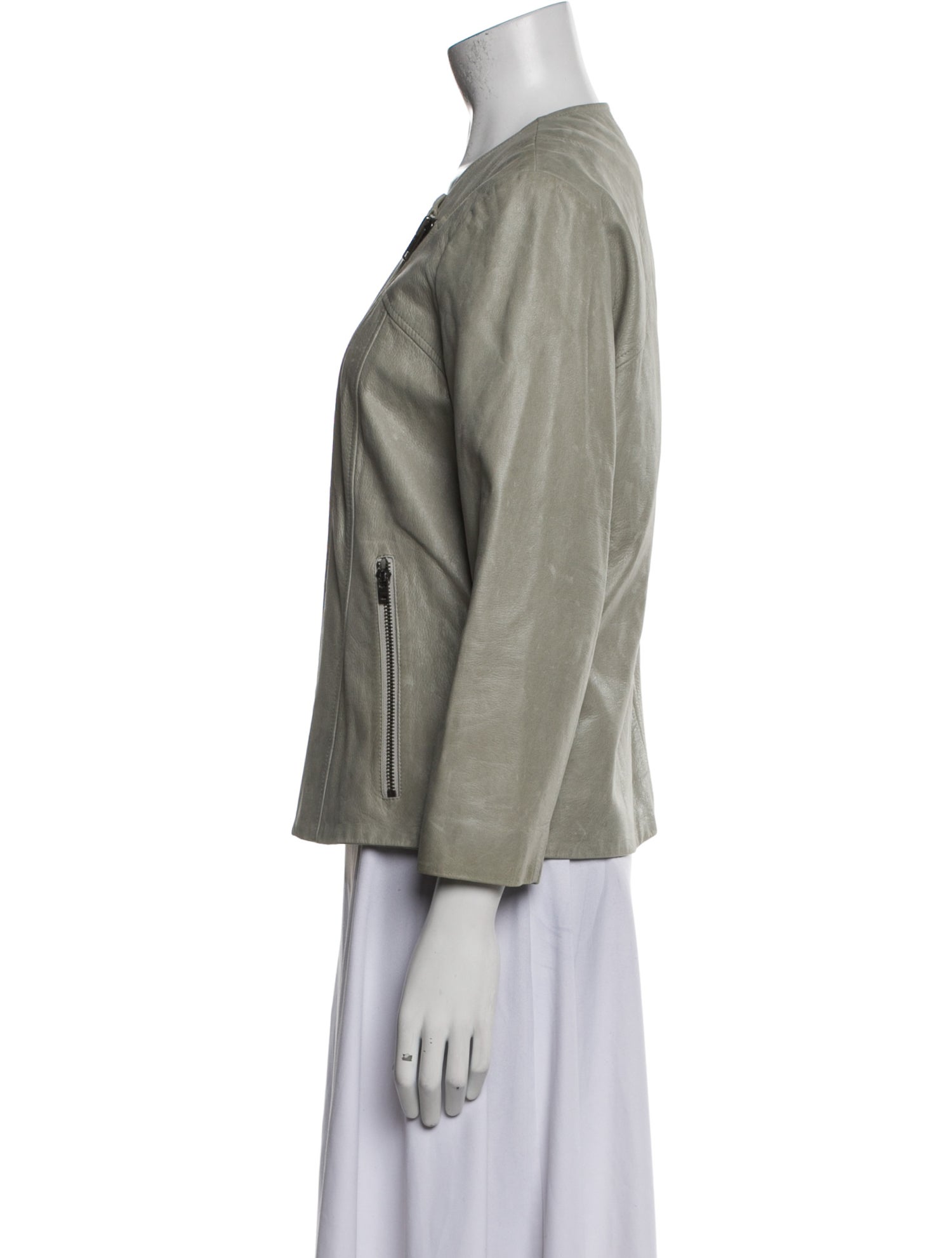 Helmut Lang Calf Leather Biker Jacket