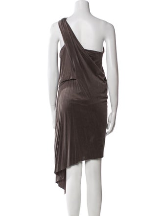 Helmut Lang One-Shoulder Knee-Length Dress