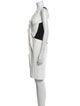 Helmut Lang V-Neck Knee-Length Dress