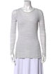Helmut Lang Scoop Neck Long Sleeve Top