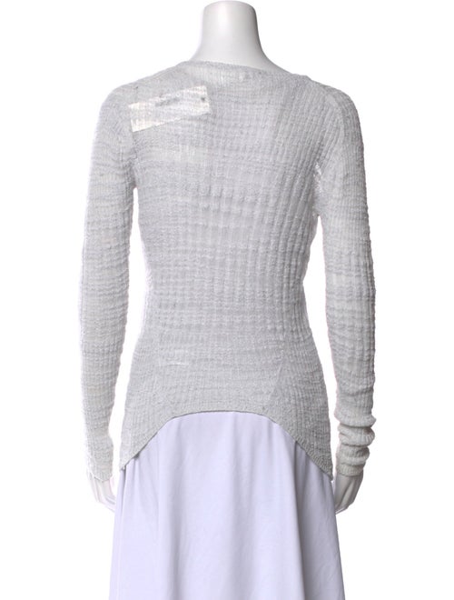 Helmut Lang Scoop Neck Long Sleeve Top