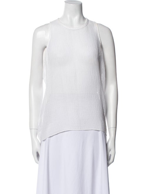 Helmut Lang Crew Neck Sleeveless Top
