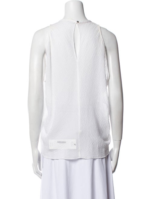 Helmut Lang Crew Neck Sleeveless Top