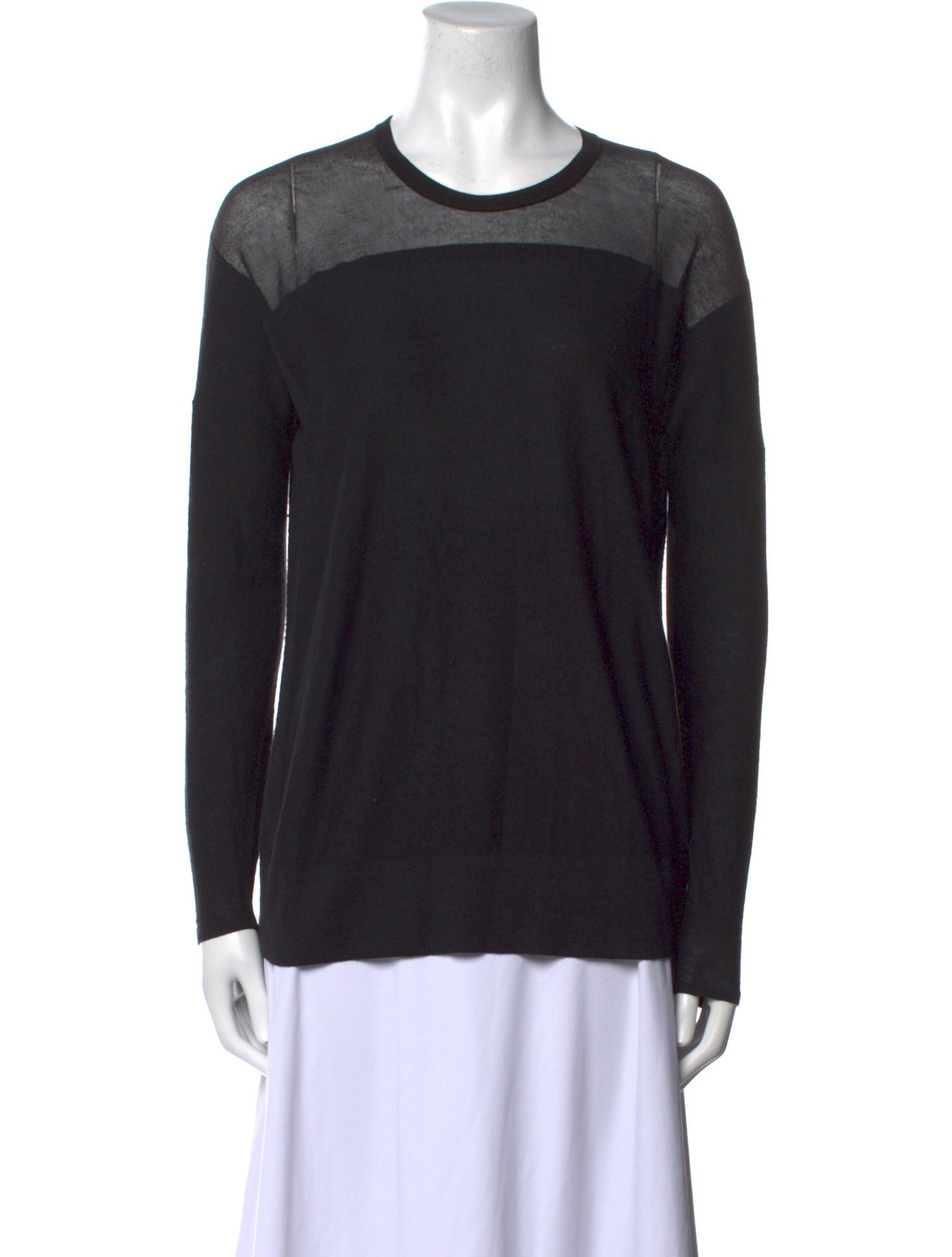 Helmut Lang Crew Neck Long Sleeve Sweatshirt