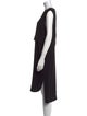 Helmut Lang Crew Neck Midi Length Dress