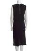 Helmut Lang Crew Neck Midi Length Dress