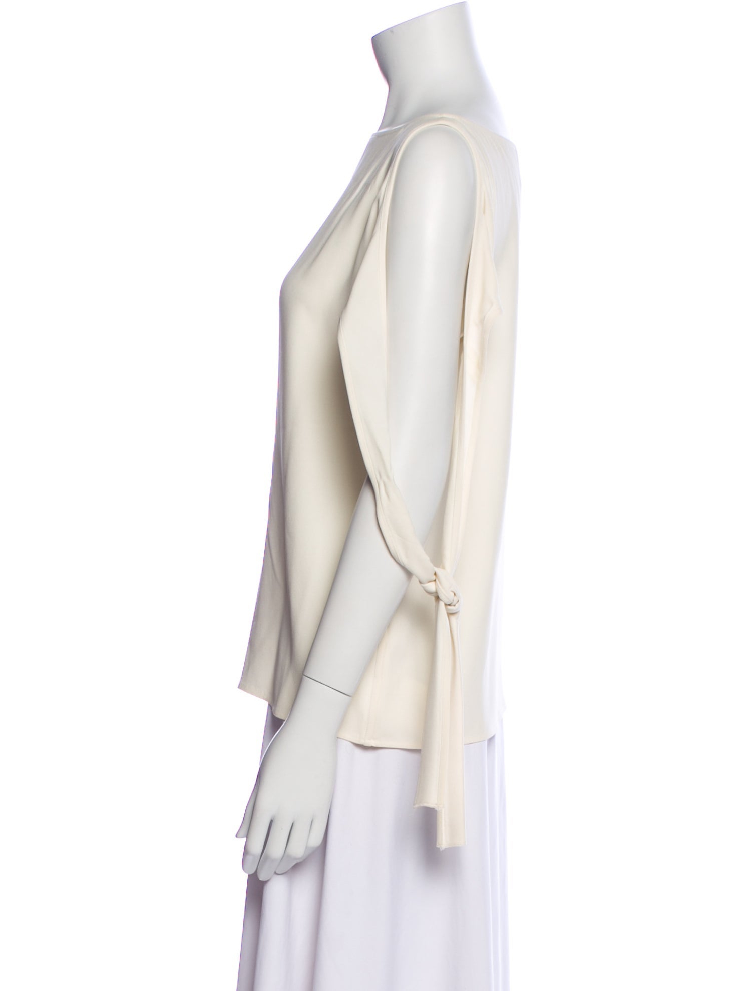 Helmut Lang Bateau Neckline Short Sleeve Top