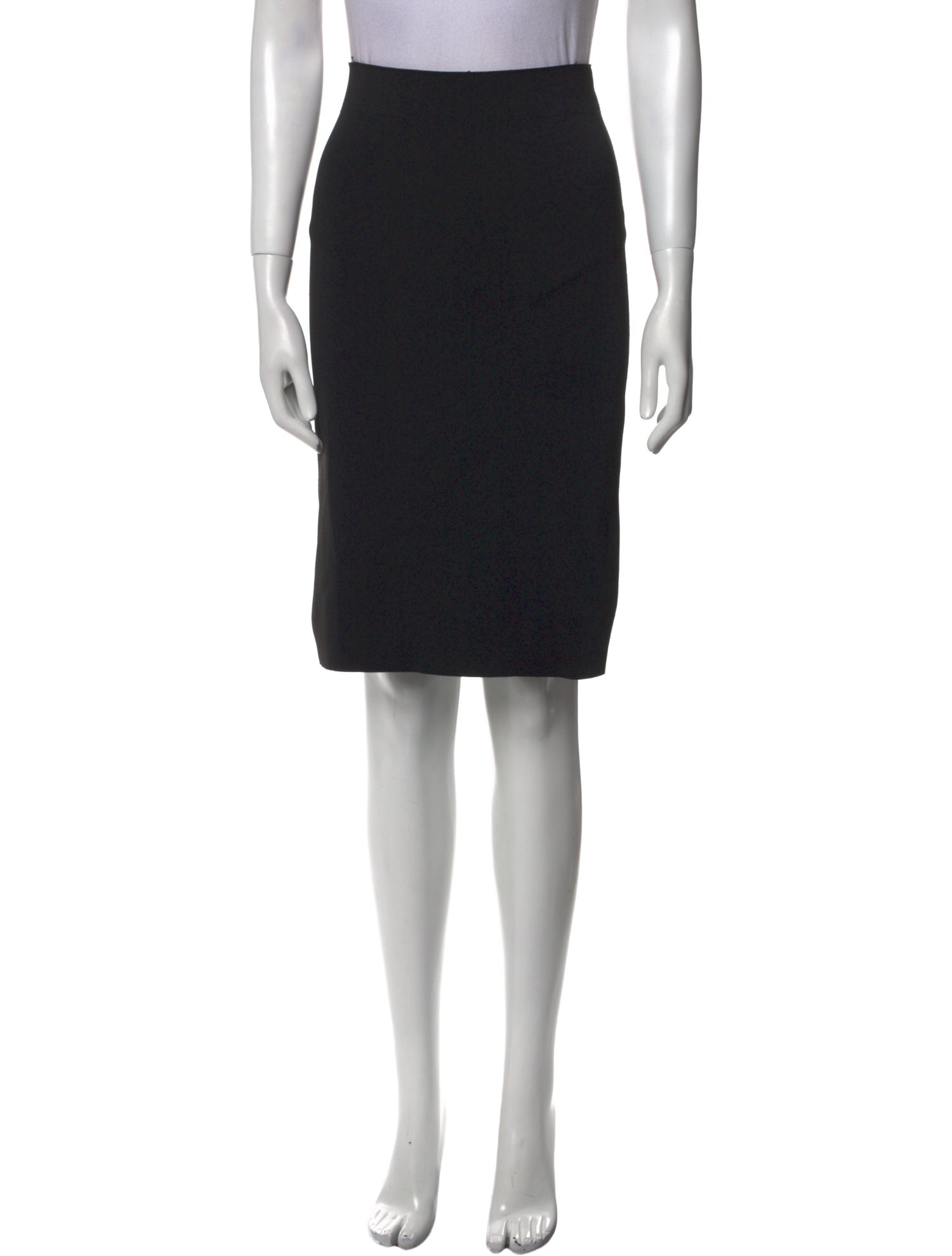 Helmut Lang Raw-Edge Trim Knee-Length Skirt