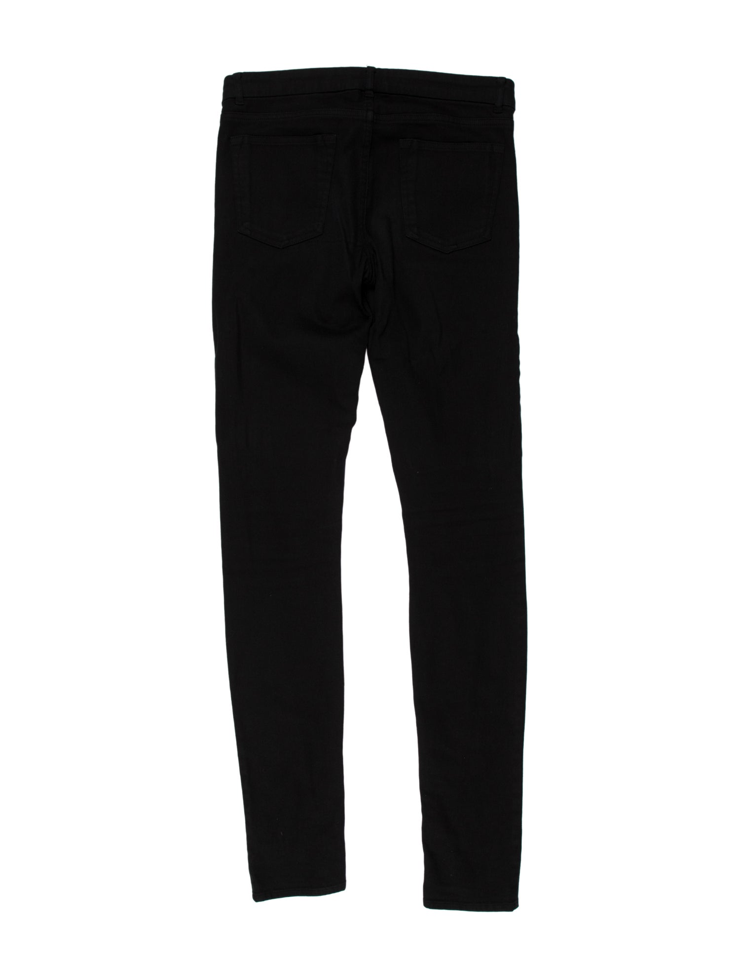Helmut Lang Leather Skinny Leg Pants