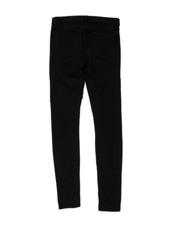 Helmut Lang Leather Skinny Leg Pants