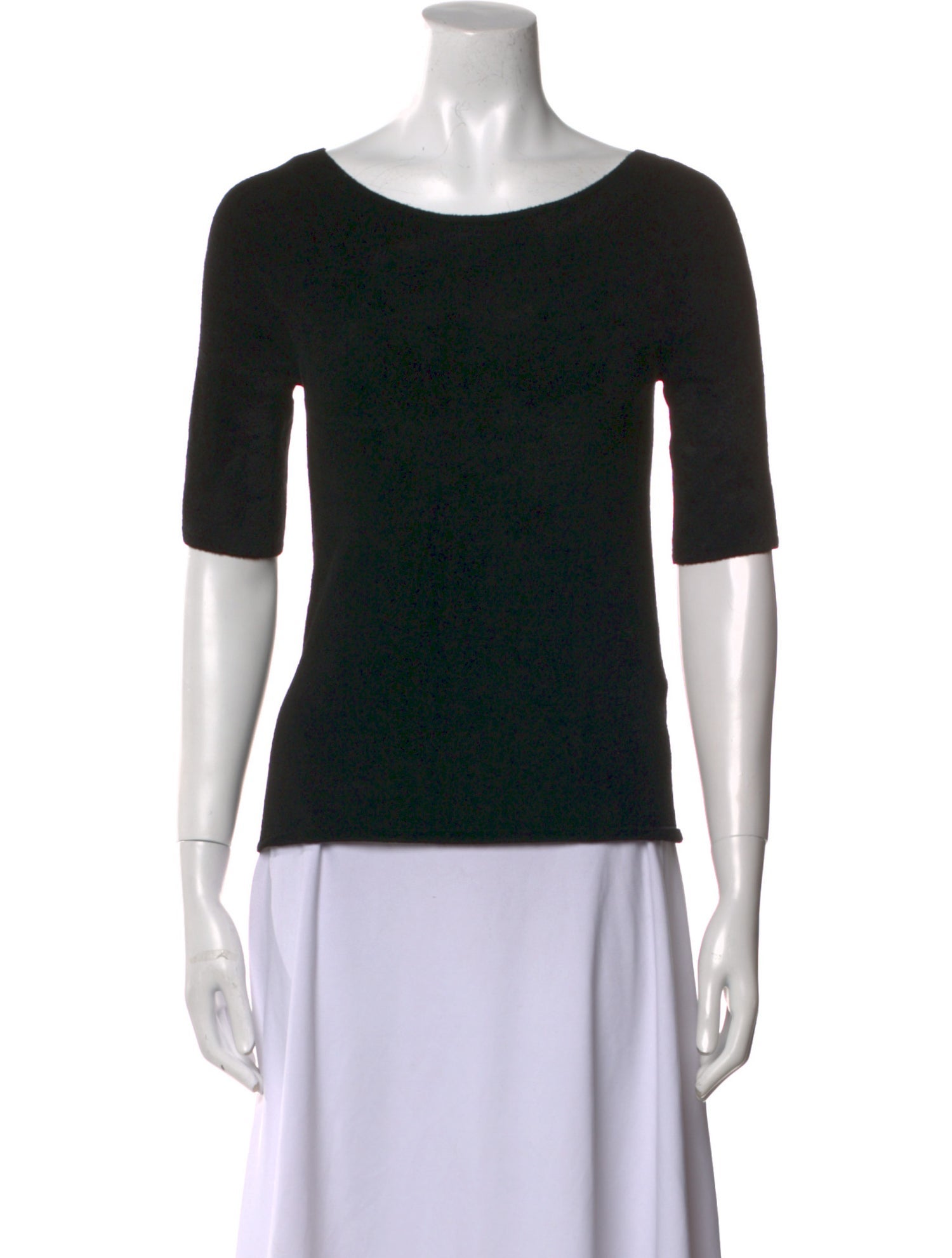 Helmut Lang Scoop Neck Short Sleeve T-Shirt