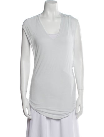 Helmut Lang V-Neck Sleeveless T-Shirt