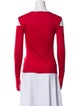 Helmut Lang Square Neckline Long Sleeve Top