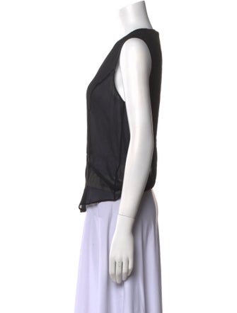 Helmut Lang Silk V-Neck Top