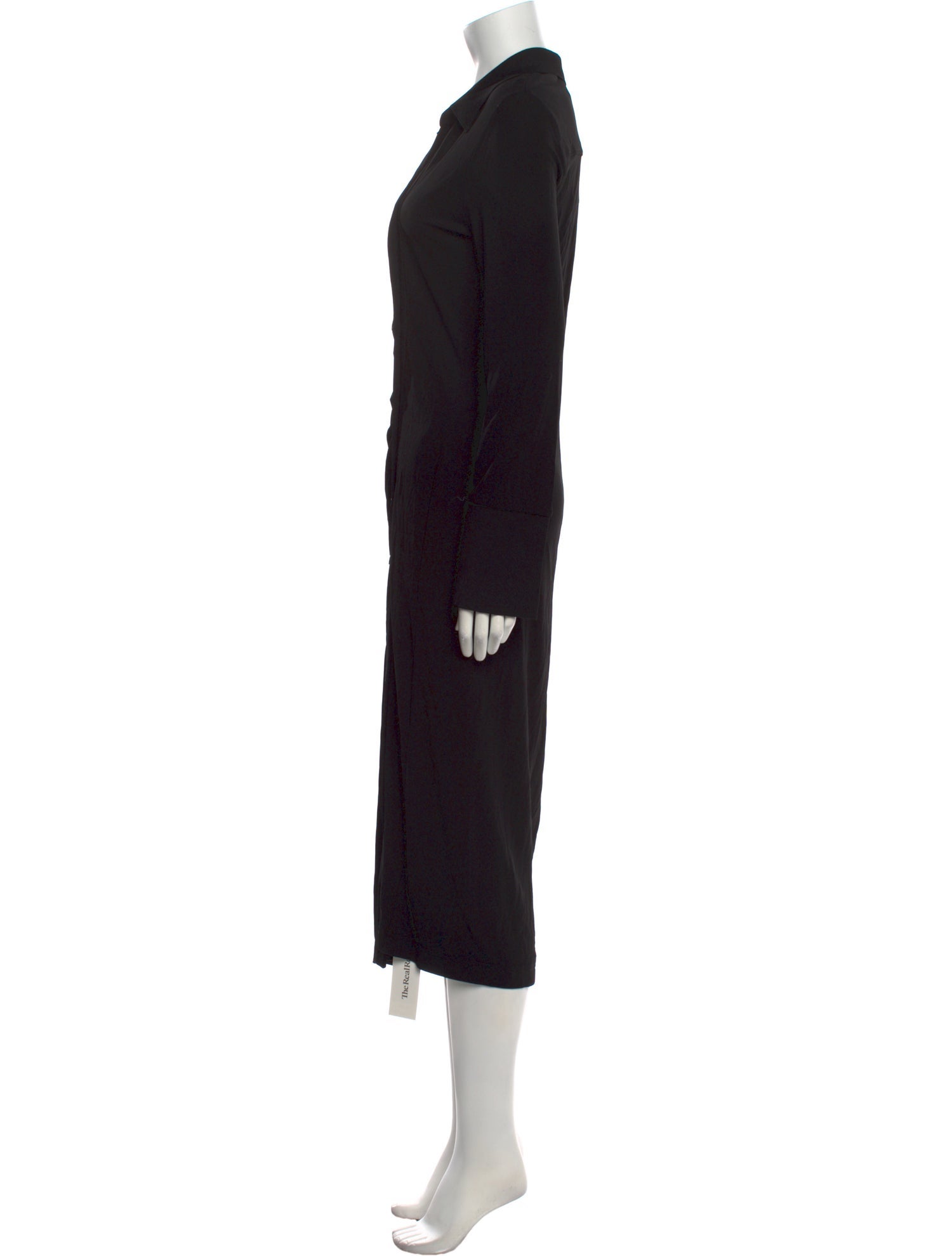 Helmut Lang V-Neck Long Dress