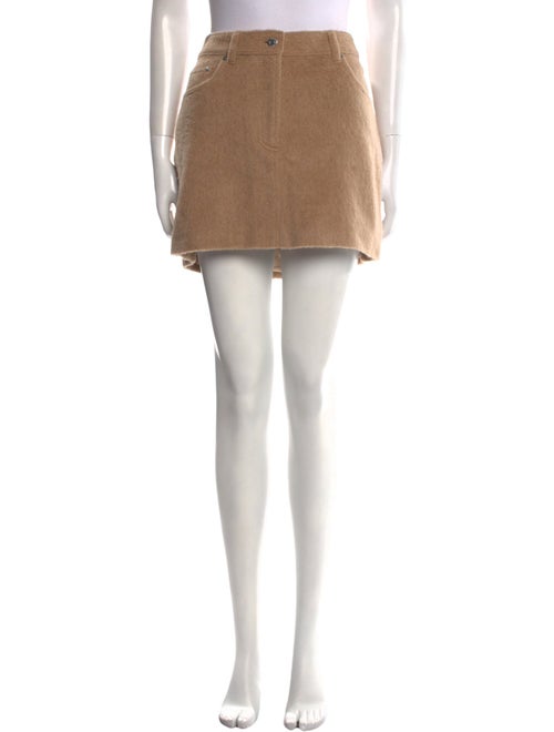 Helmut Lang Wool Mini Skirt