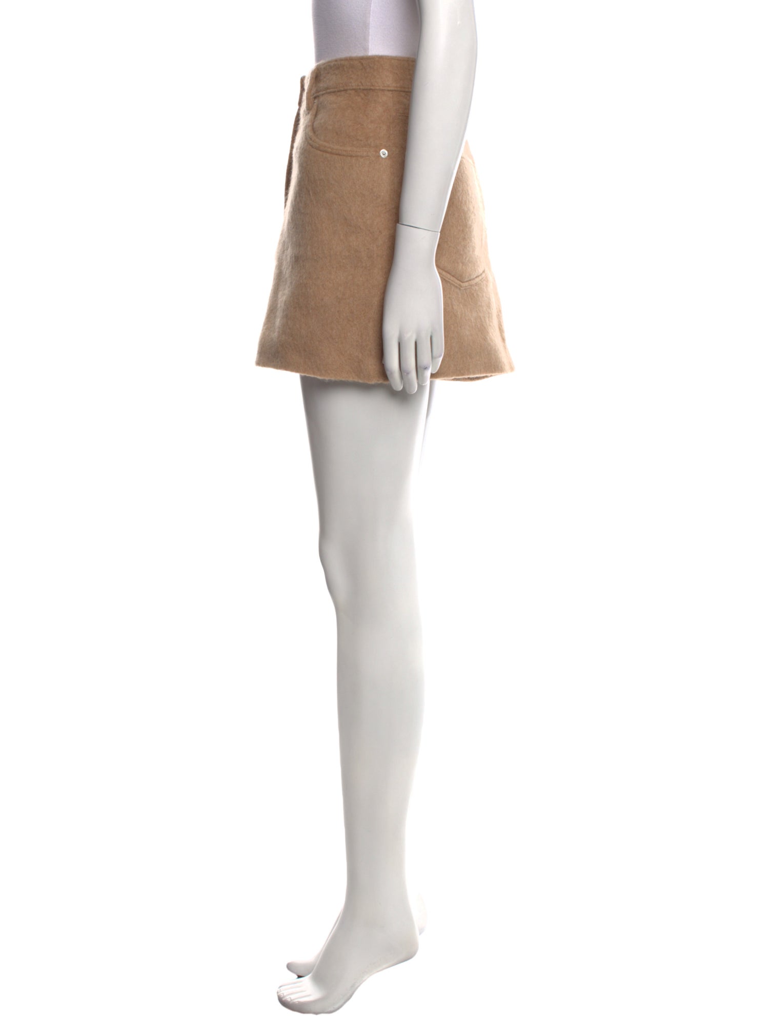 Helmut Lang Wool Mini Skirt