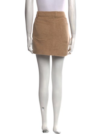 Helmut Lang Wool Mini Skirt