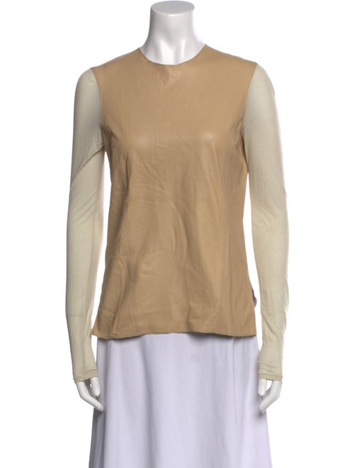 Helmut Lang Crew Neck Long Sleeve Top